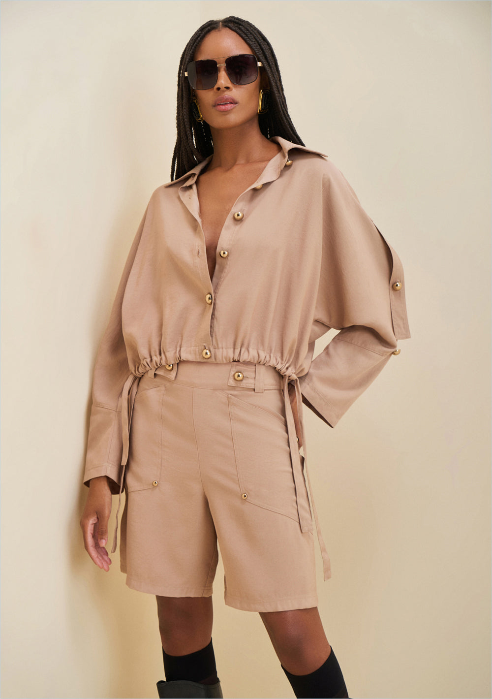 Bermuda Recta Tiro Alto