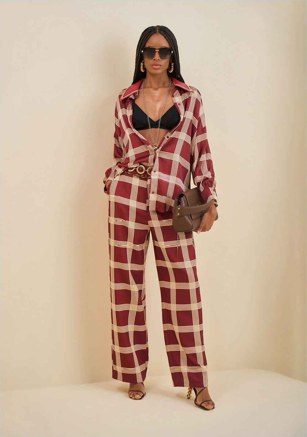 Pantalón Wide Tiro Alto