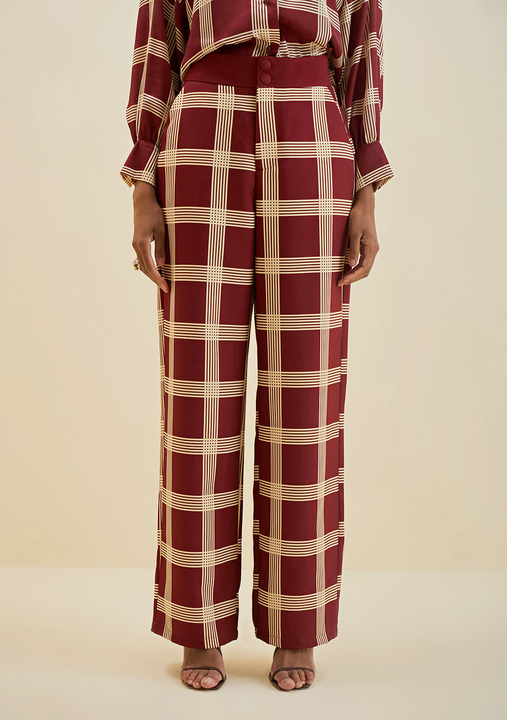 Pantalón Wide Tiro Alto