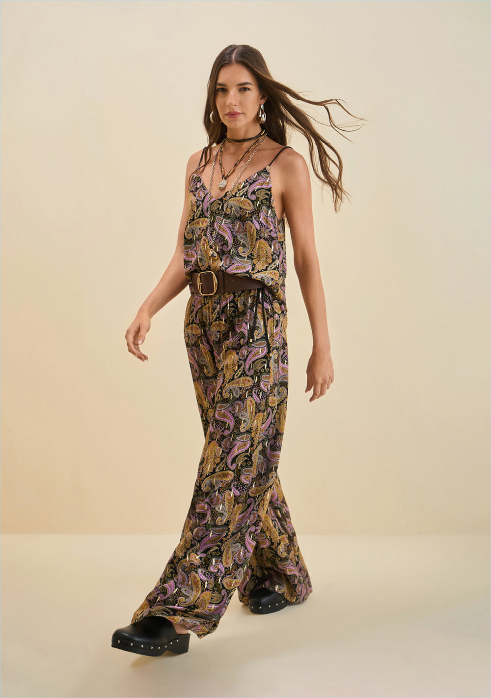 Pantalón Recto Tiro Alto