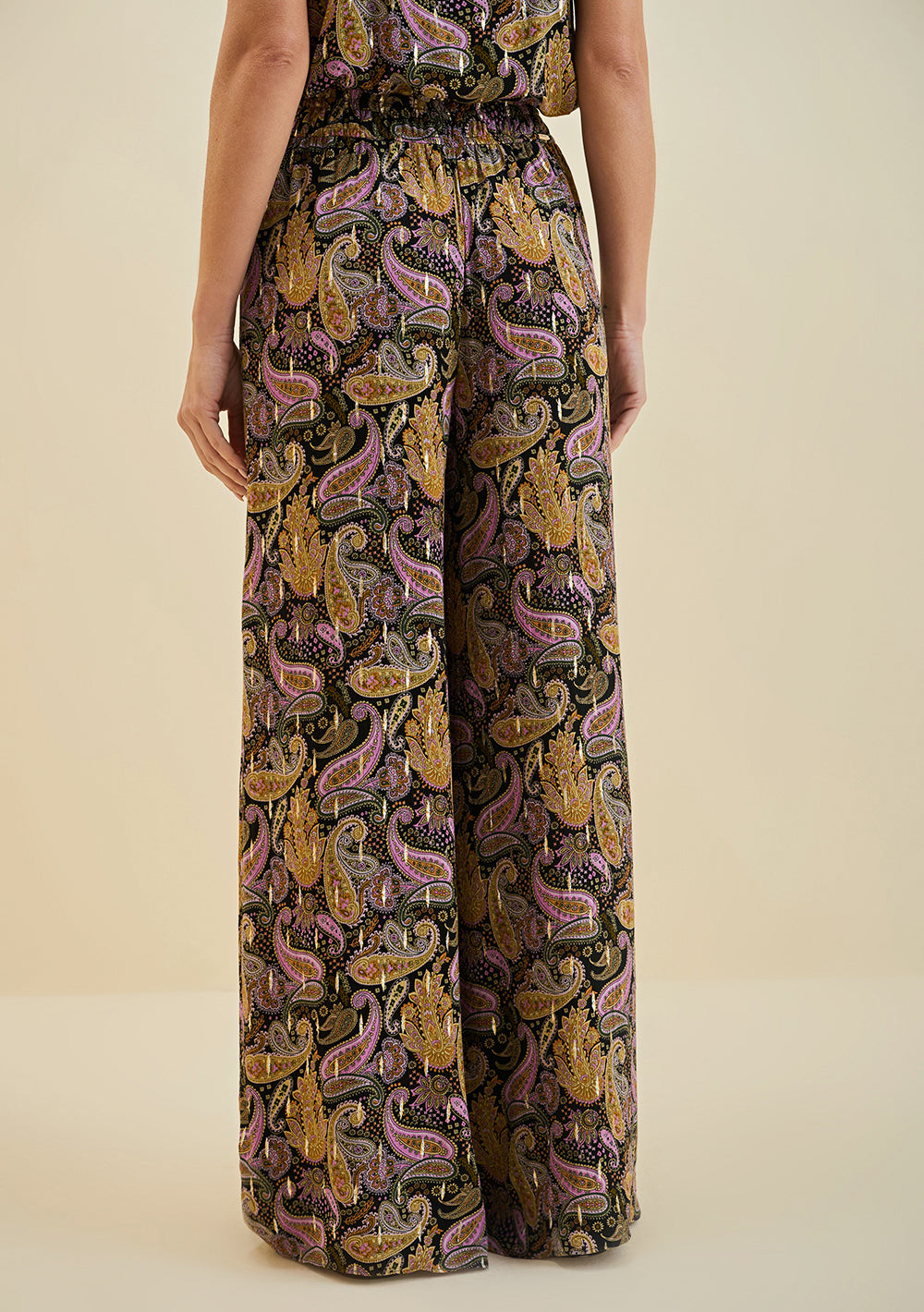 Pantalón Recto Tiro Alto