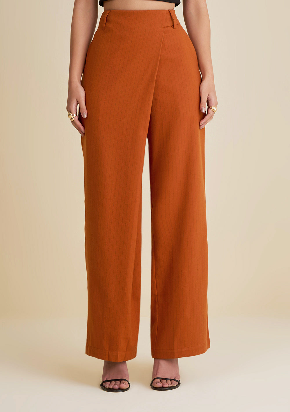 Pantalón Recto Tiro Alto