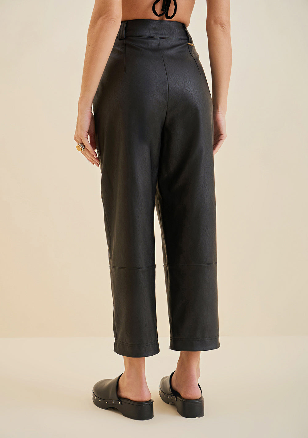 Pantalón Carrot Fit Tiro Alto