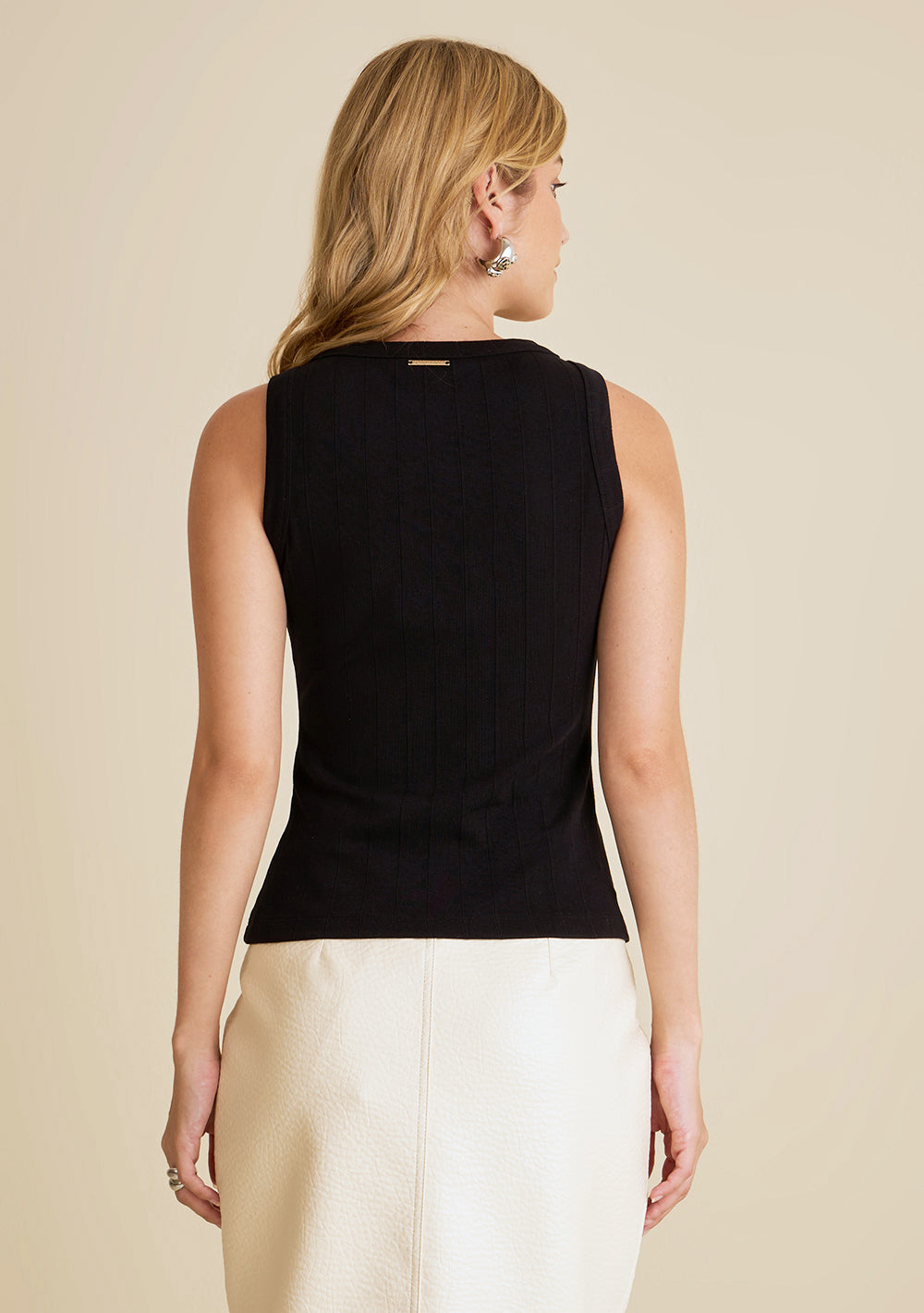 Camisilla Ajustada Escote Redondo