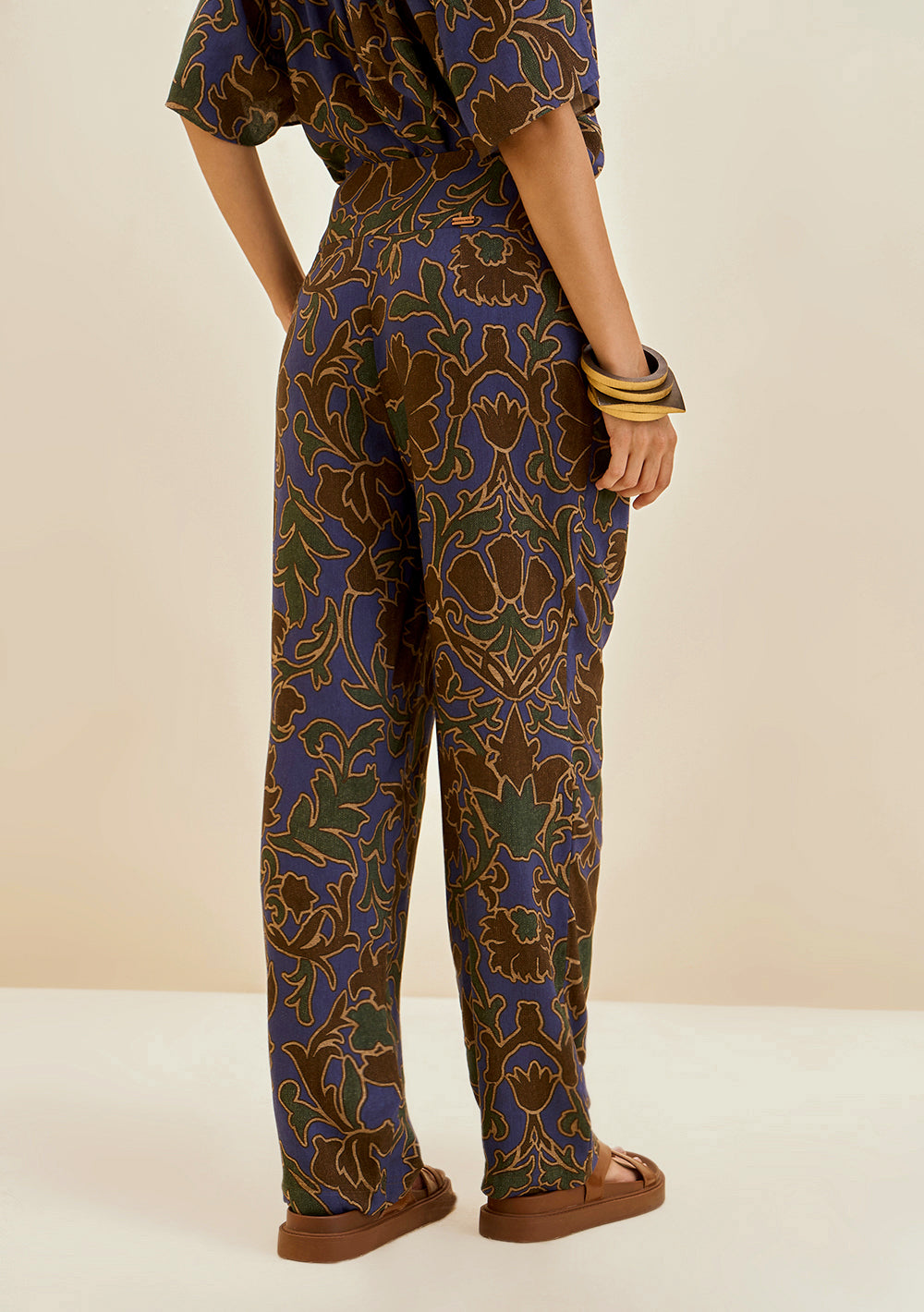 Pantalón Recto Tiro Alto