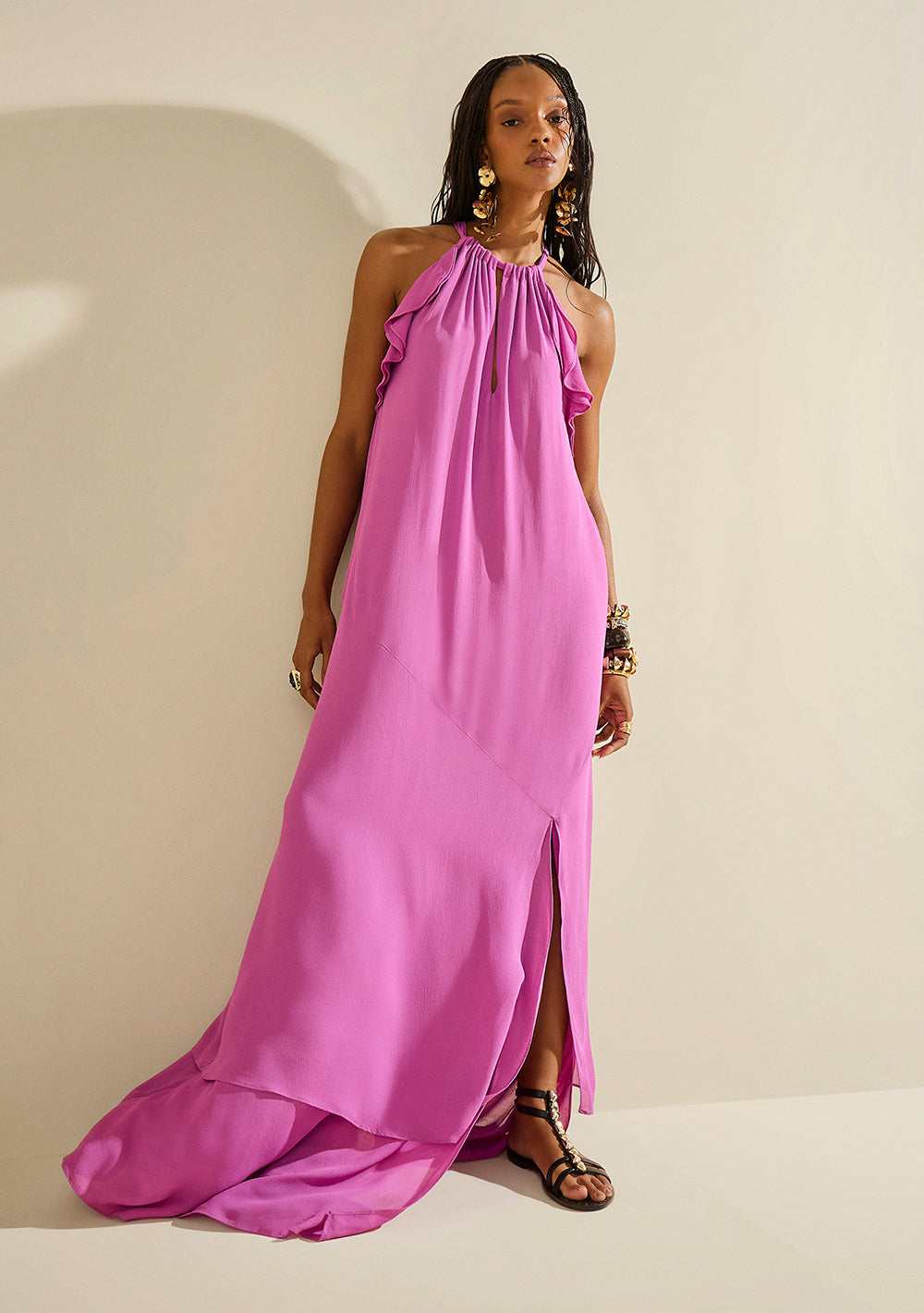 Vestido Suelto Escote en V