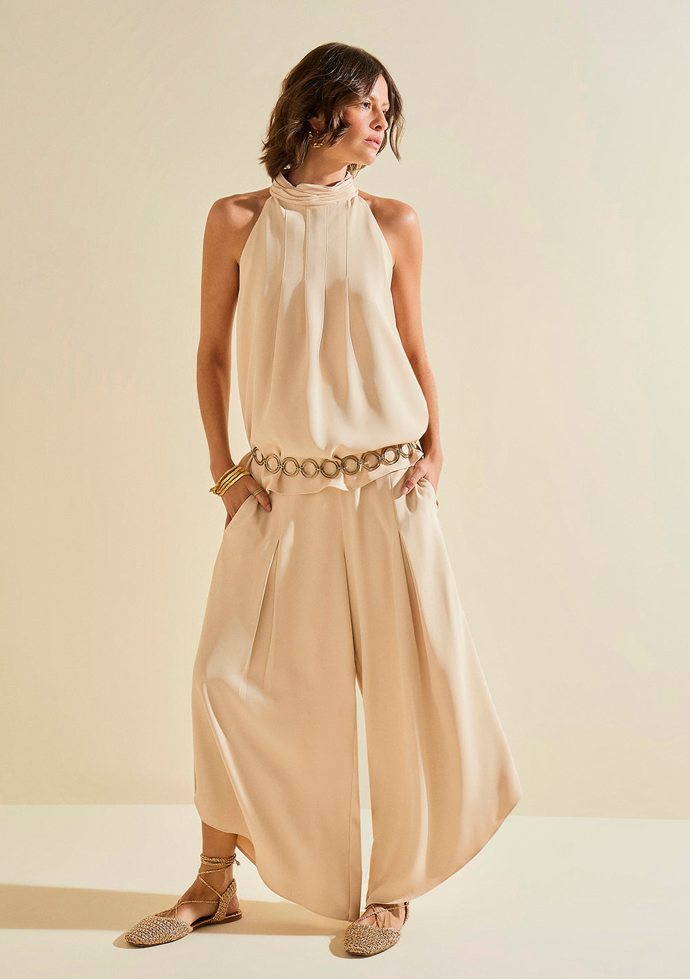 Camisilla Suelta Cuello Francés