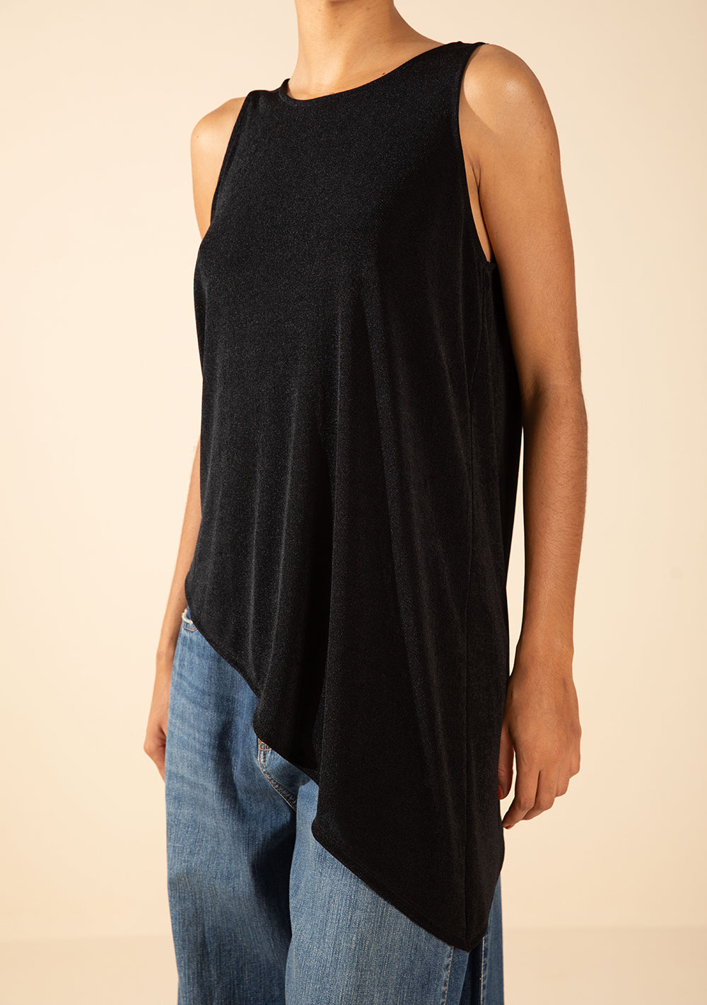 Camisilla Suelta Escote Redondo Larga