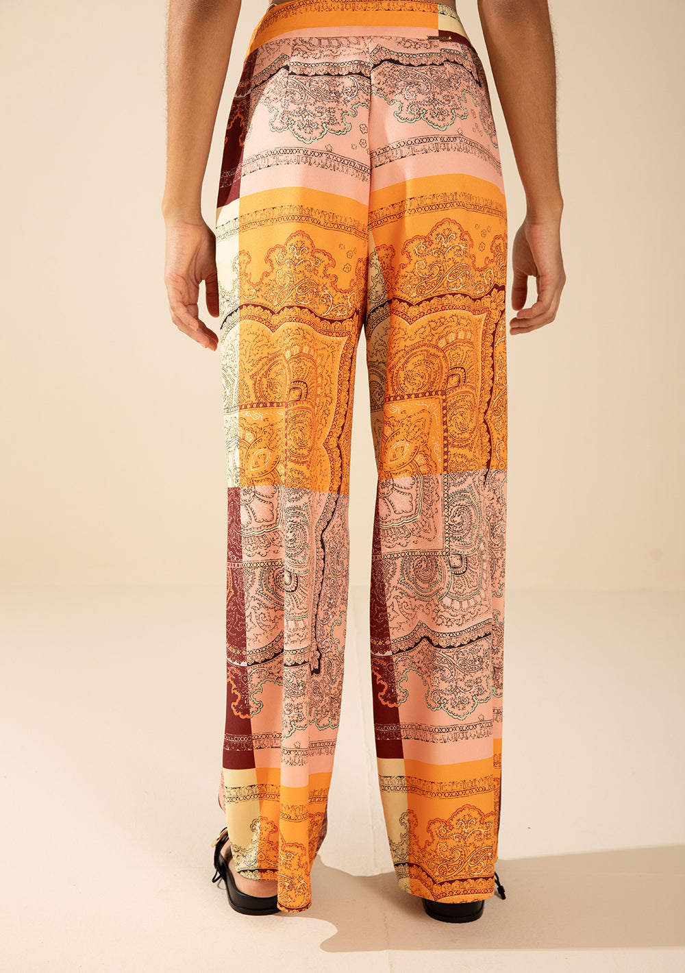 Pantalón Wide Tiro Alto