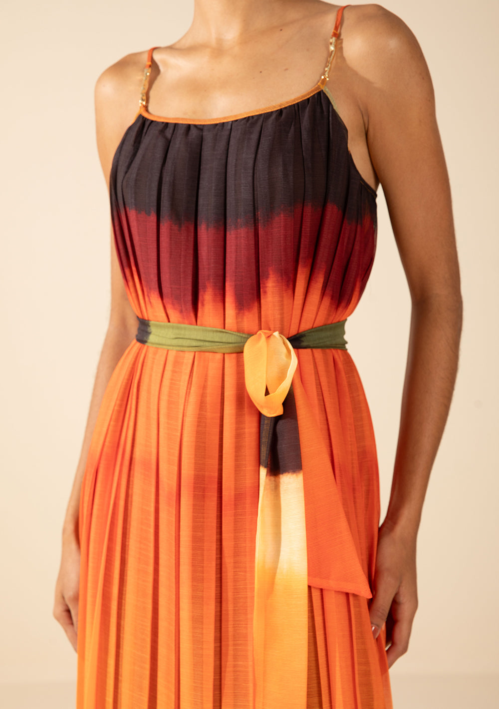 Vestido Suelto Con Tirante Largo