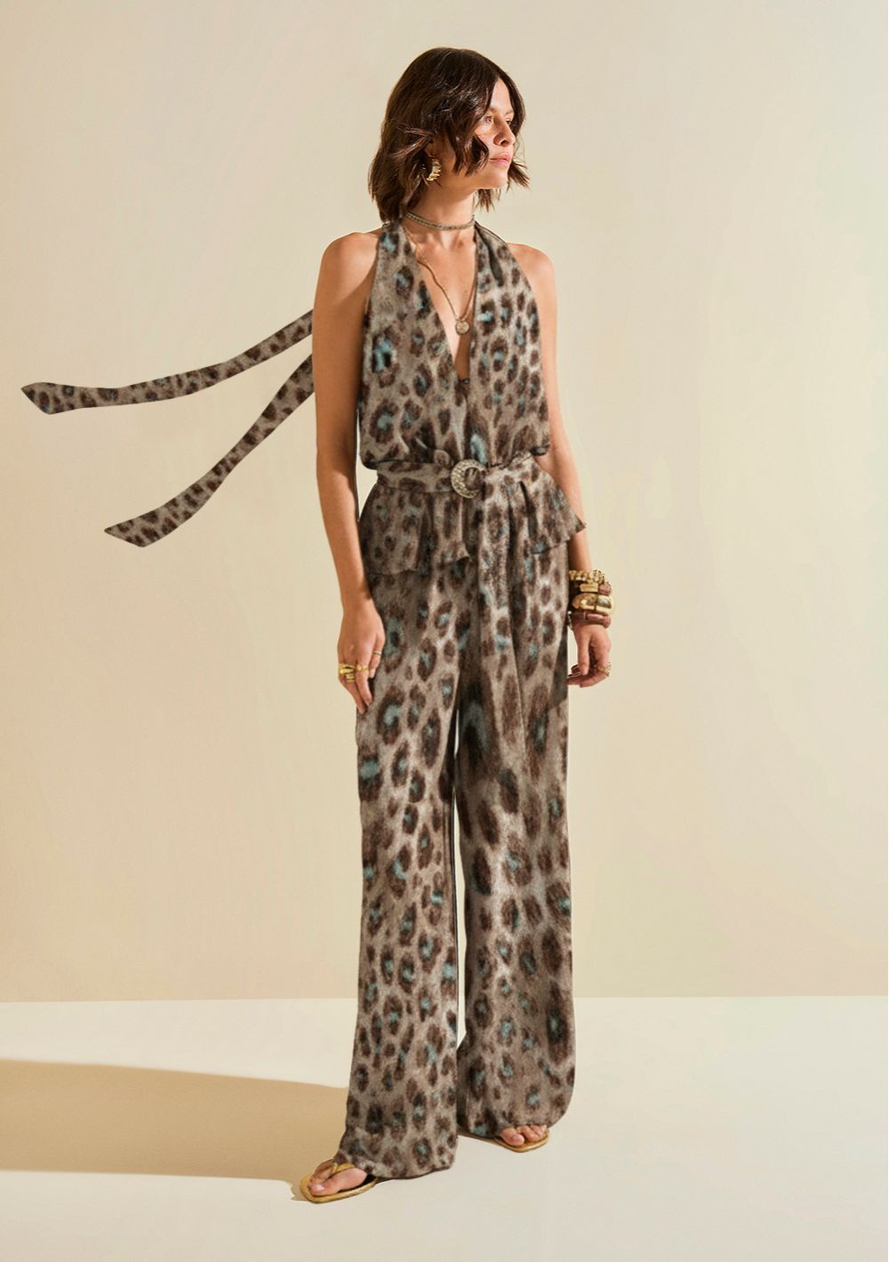 Enterizo Suelto Escote en V