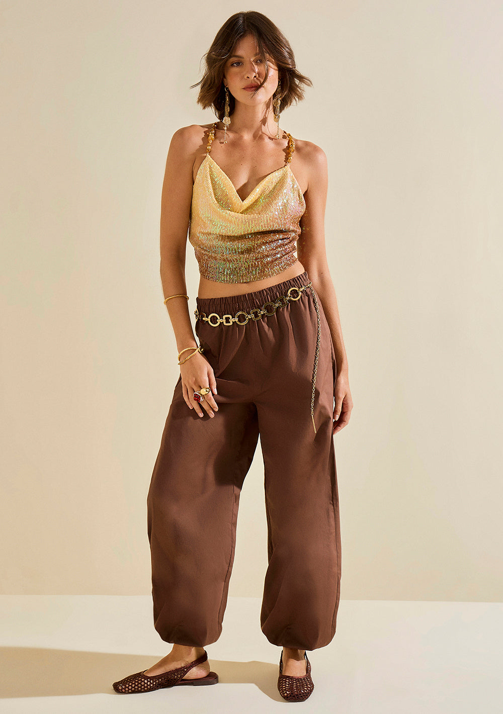 Pantalón Jogger Tiro Alto