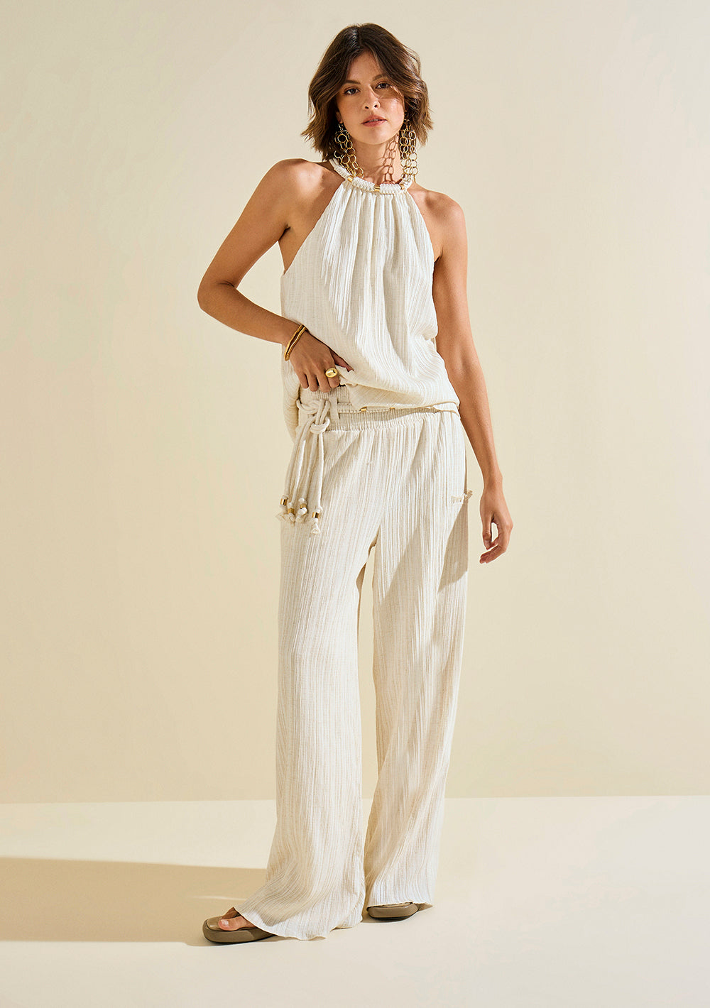 Camisilla Suelta Cuello Francés