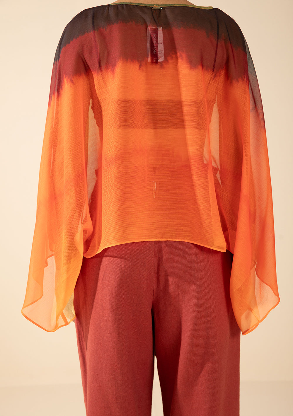 Blusa Suelta Escote Redondo Mangas Largas