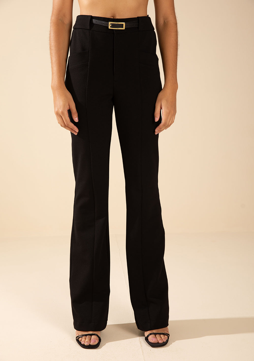 Pantalón Boot Cut Tiro Alto