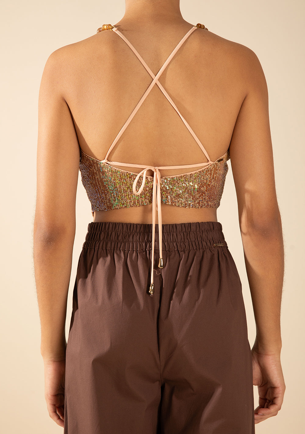Camisilla Suelta Escote en V Cropped