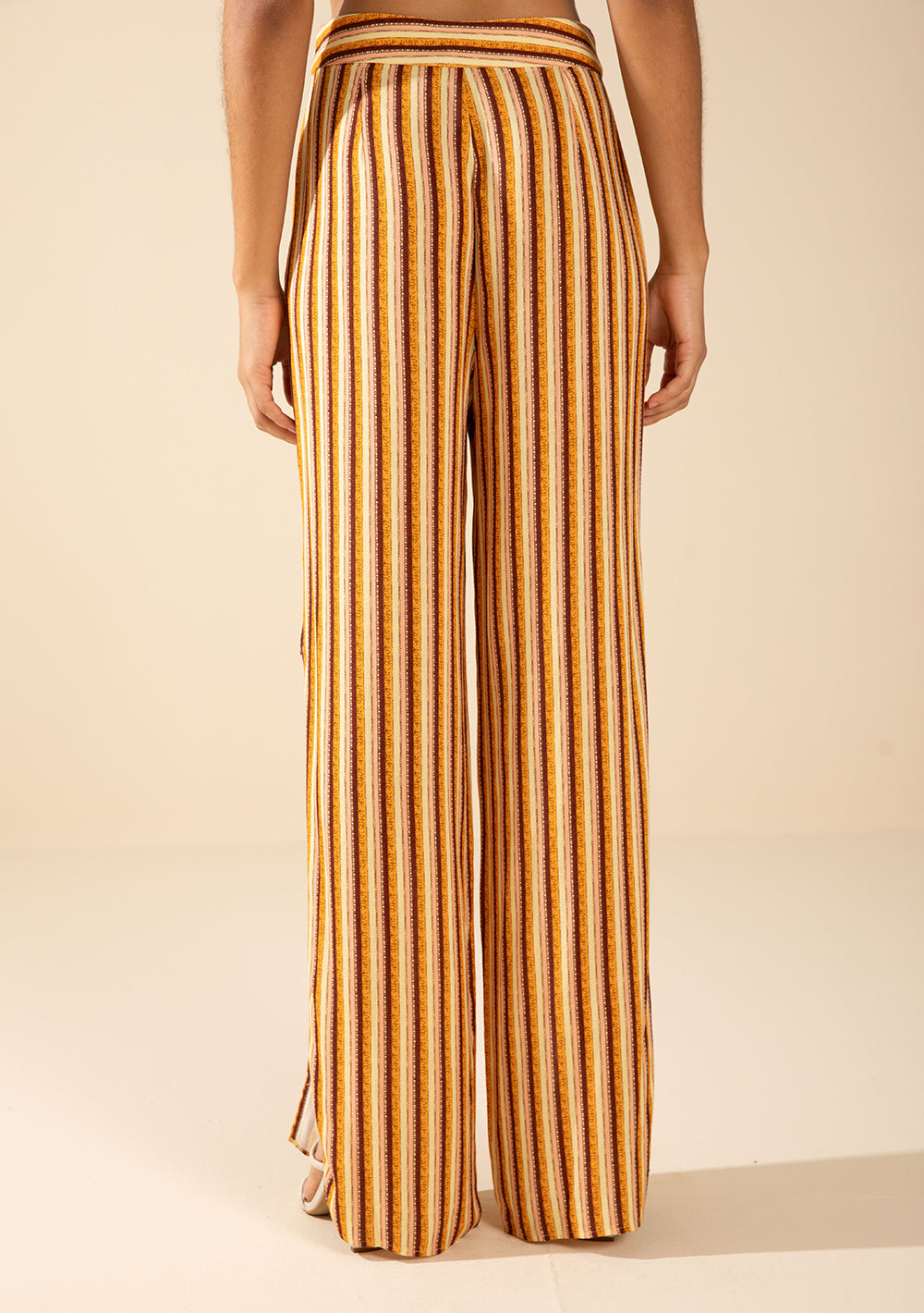 Pantalón Recto Tiro Alto