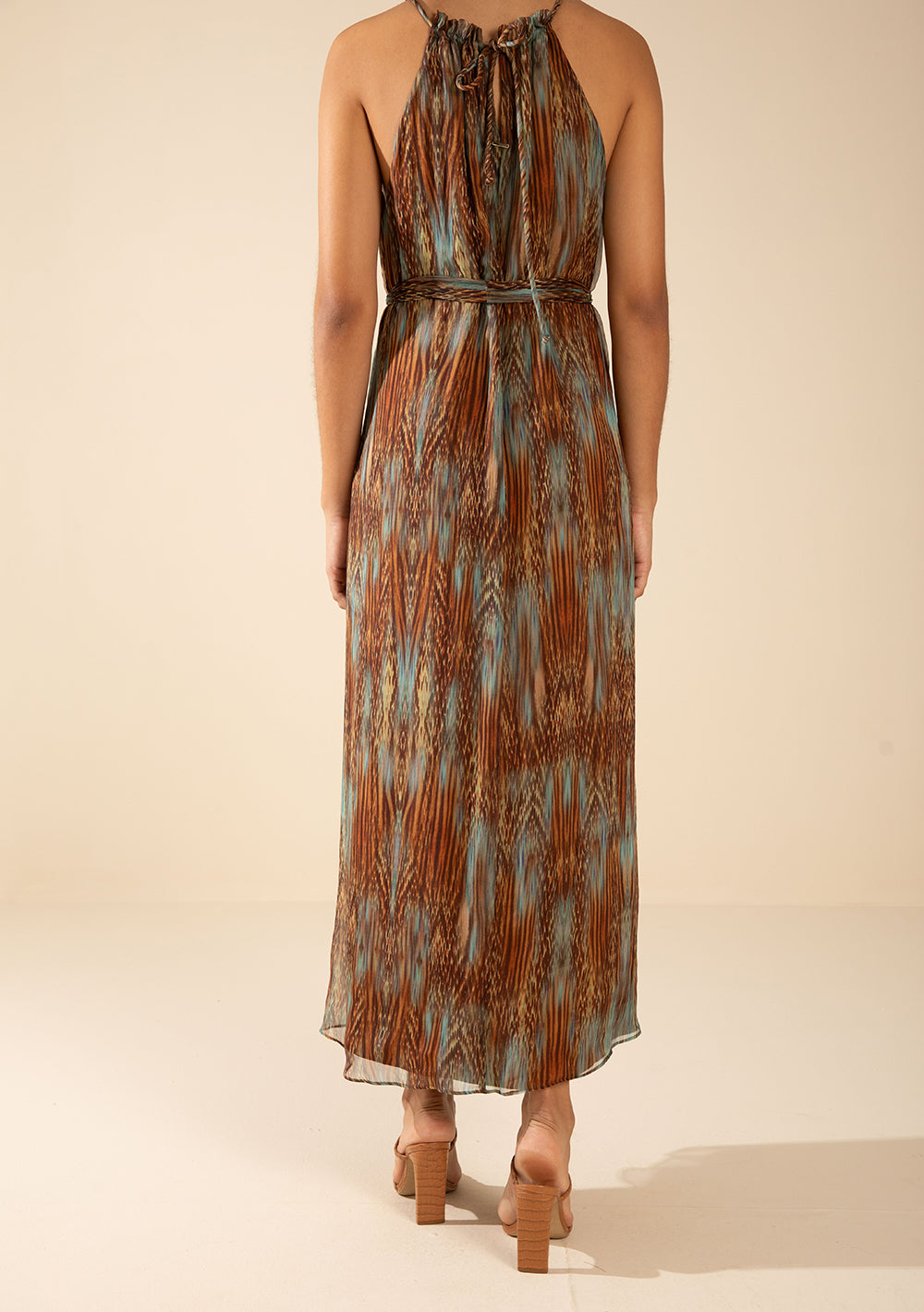 Vestido Suelto Cuello Francés