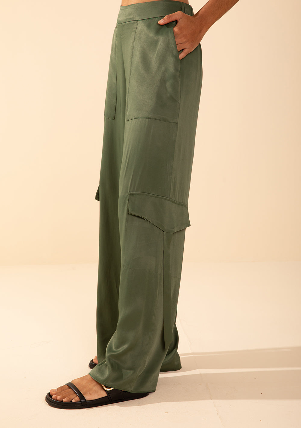 Pantalón Recto Tiro Alto