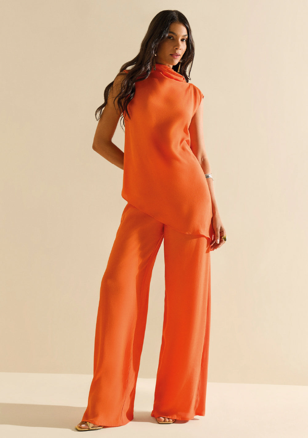 Pantalón Palazzo Tiro Alto