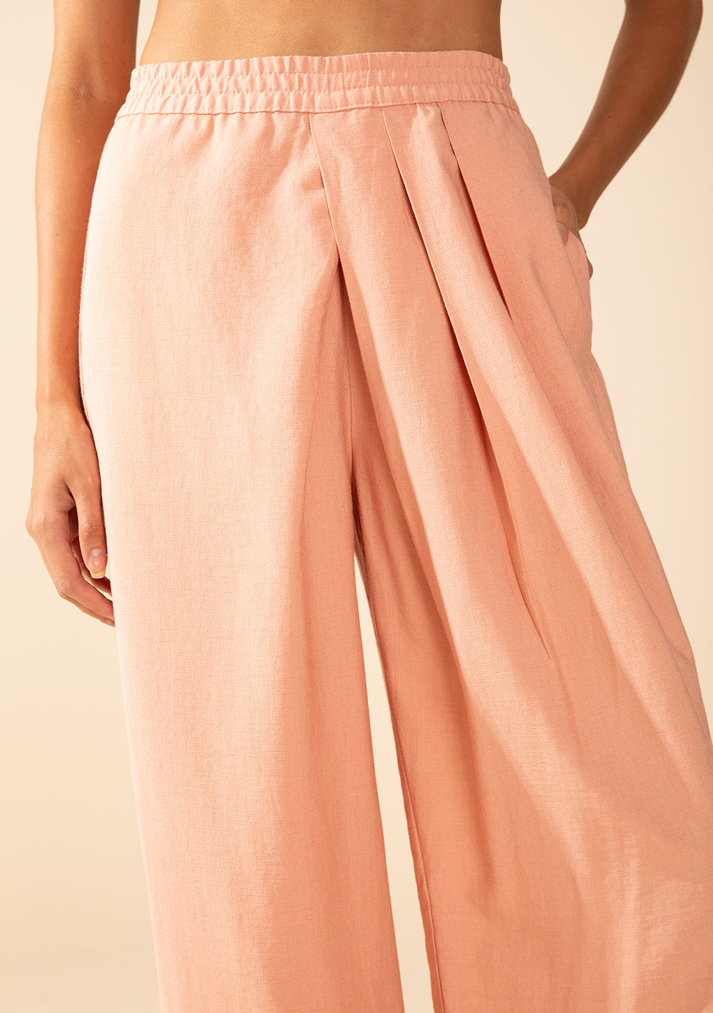Pantalón Recto Tiro Medio