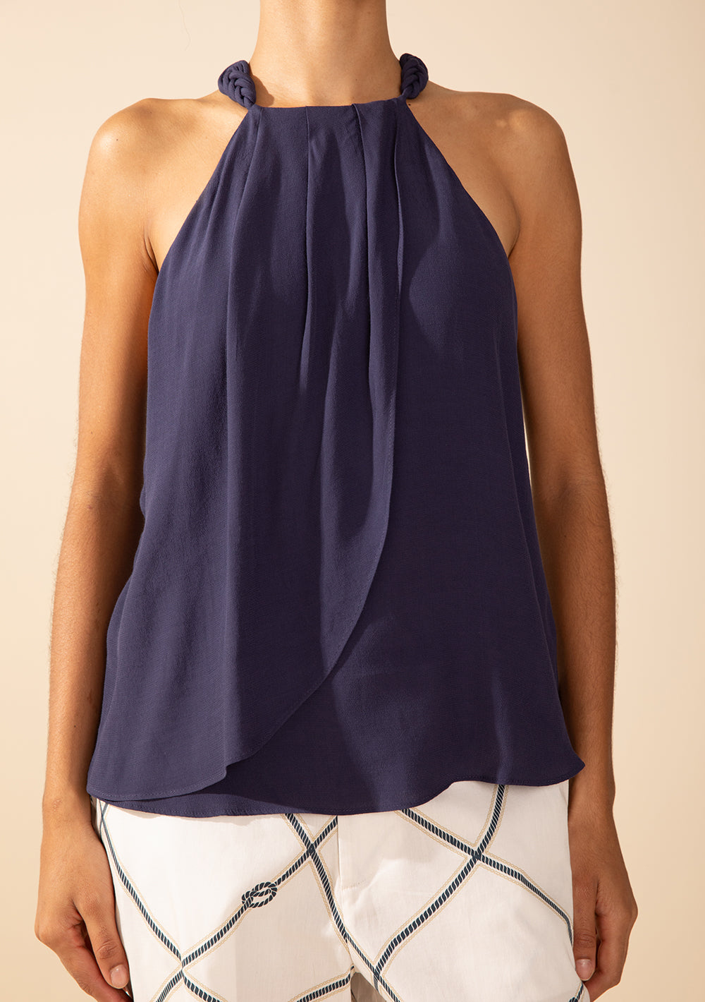 Camisilla Suelta Cuello Francés