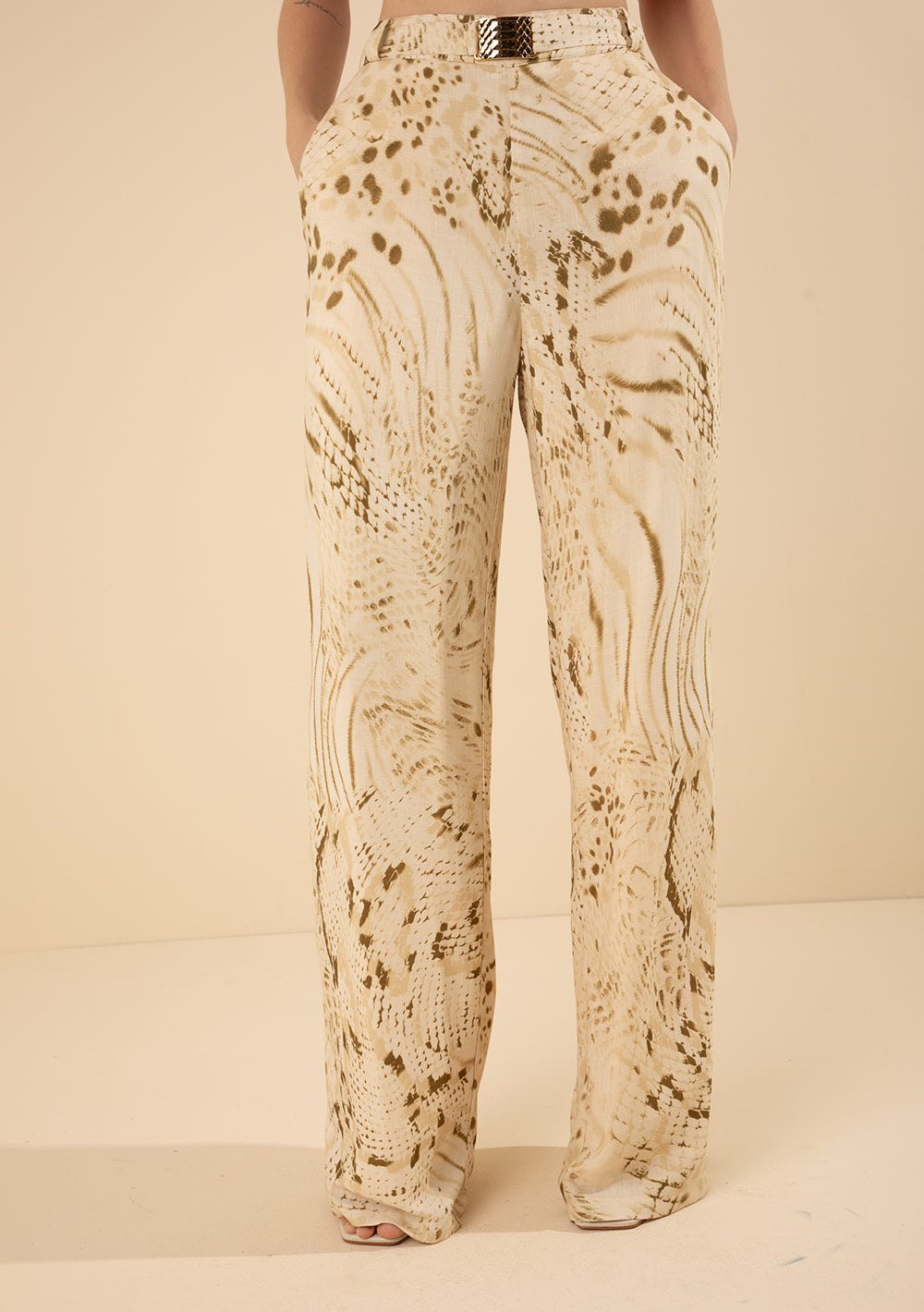 Pantalón Palazzo Tiro Alto