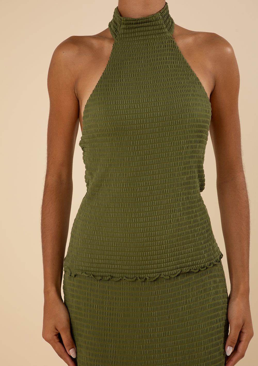 Regata Ajustada Cuello Francés