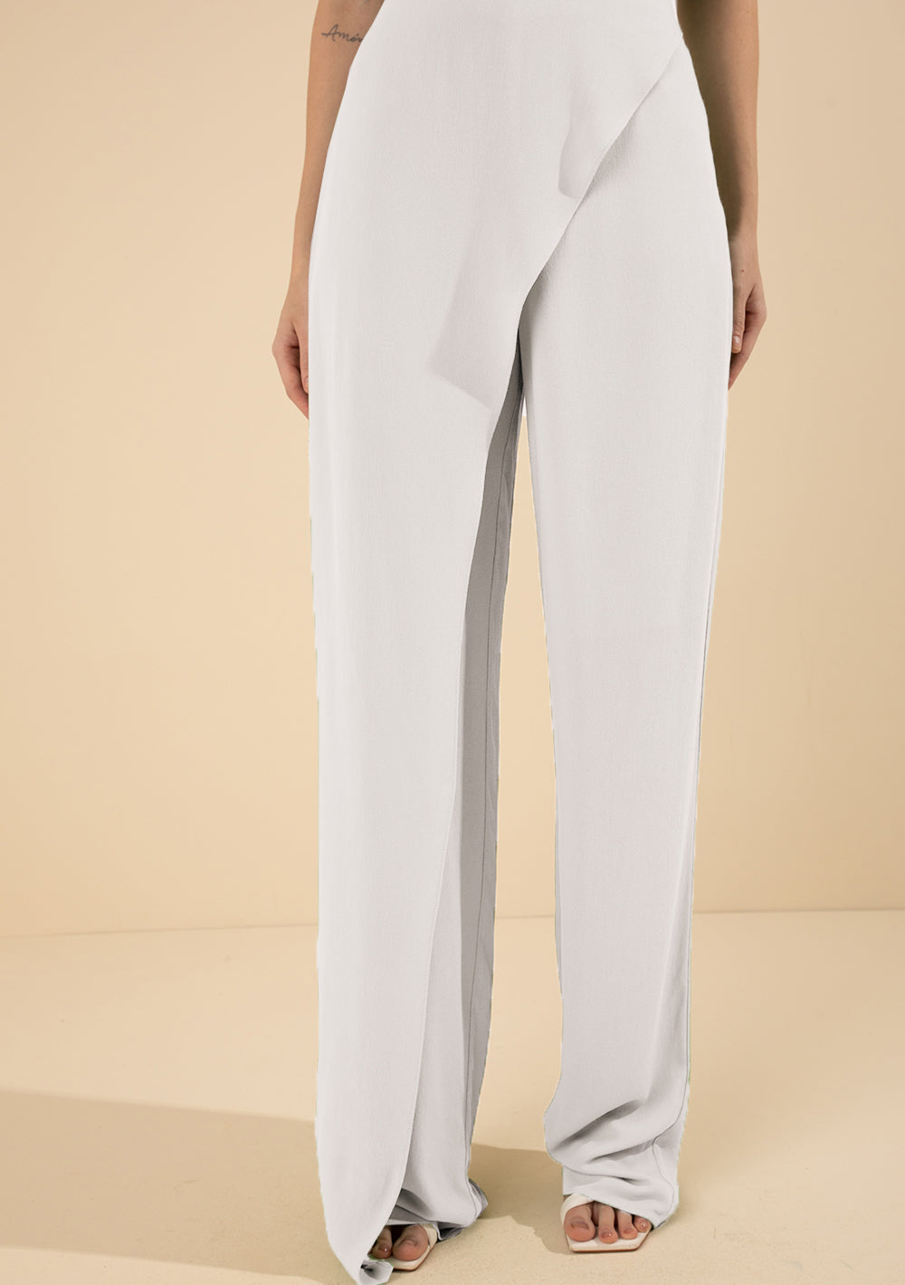 Pantalón Recto Tiro Alto