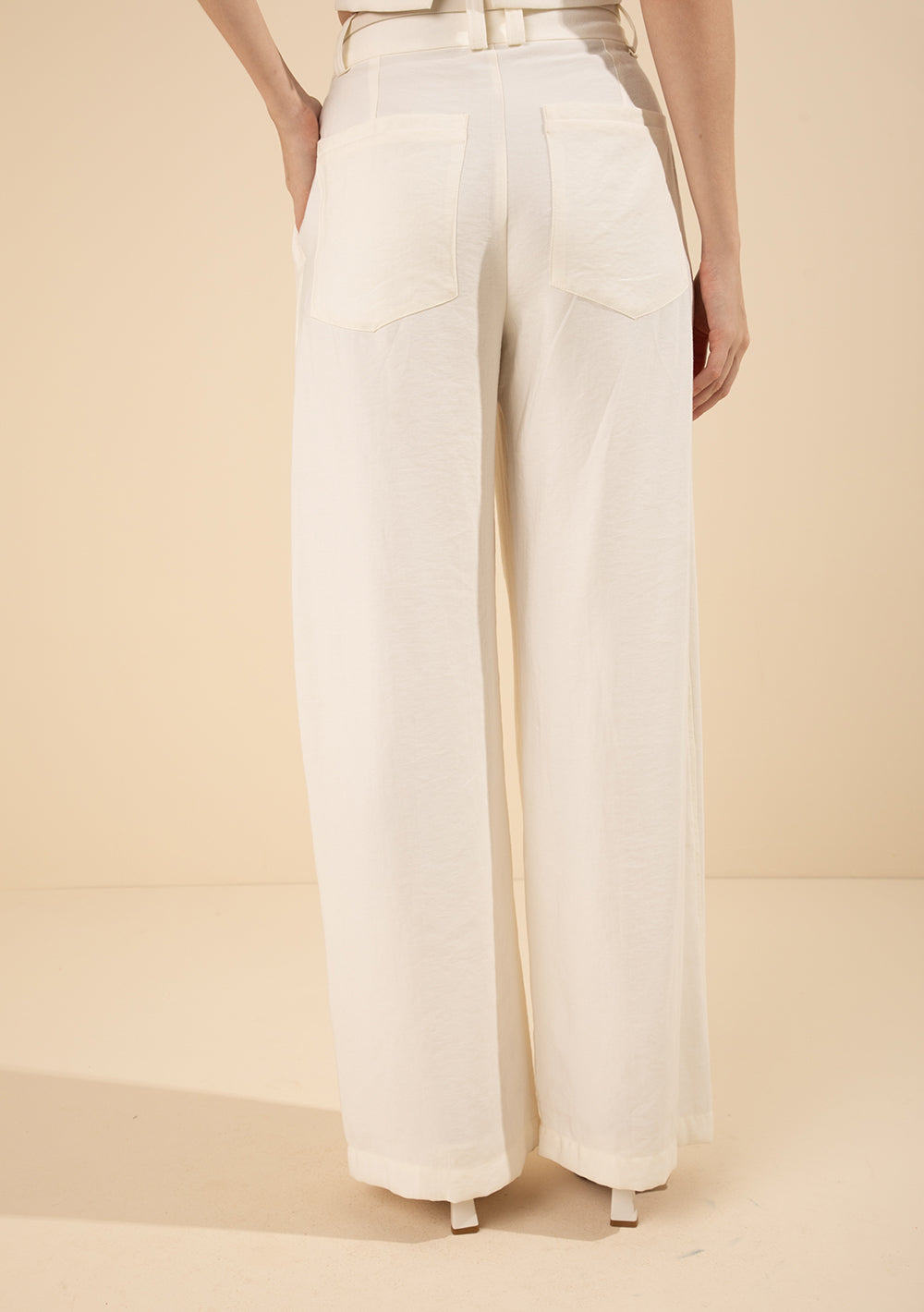 Pantalón Recto Tiro Alto