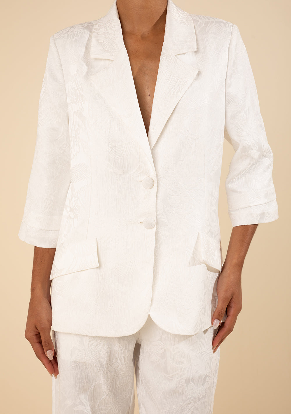 Blazer Suelto Mangas 3 Cuartos