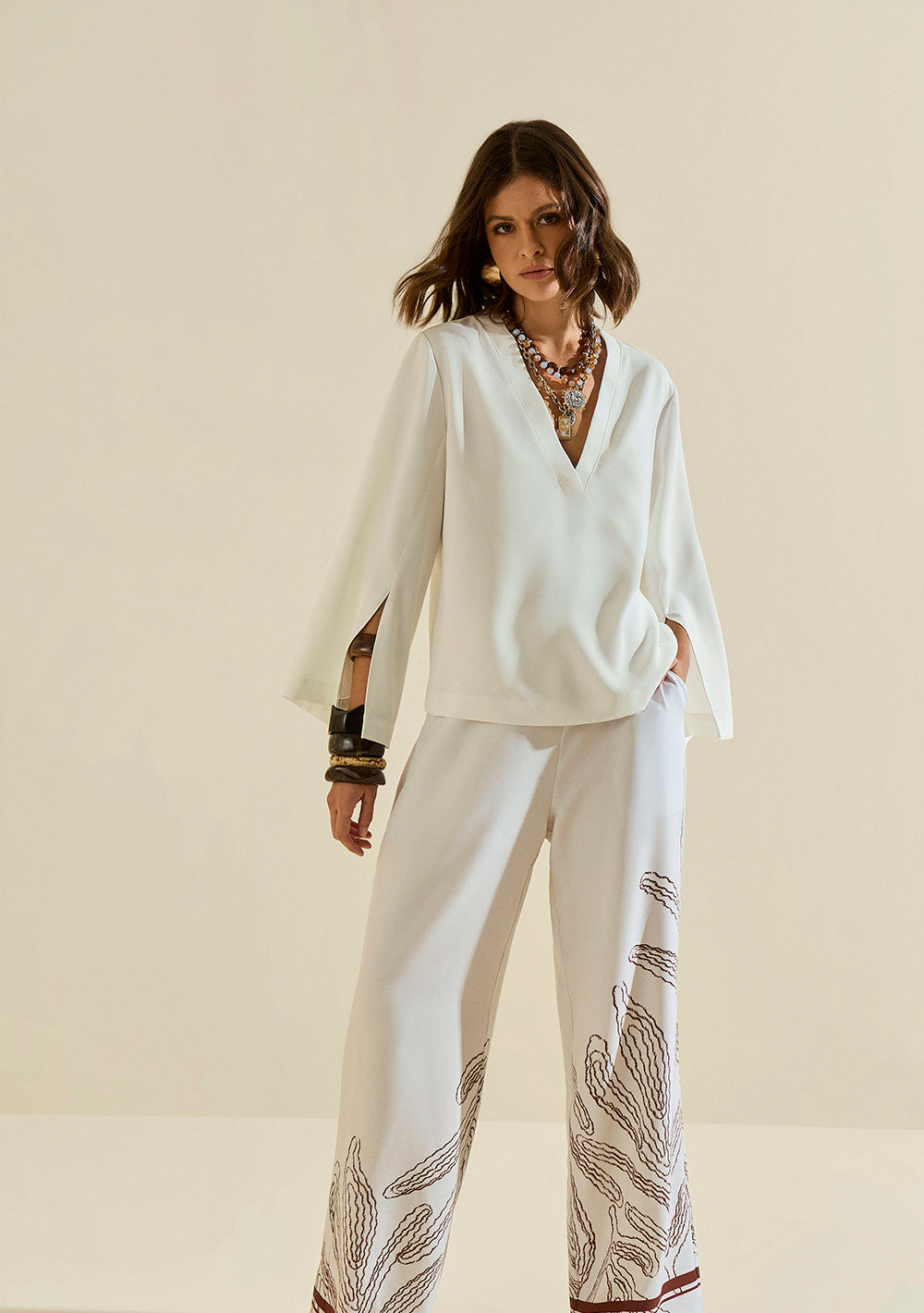 Pantalón Palazzo Tiro Alto