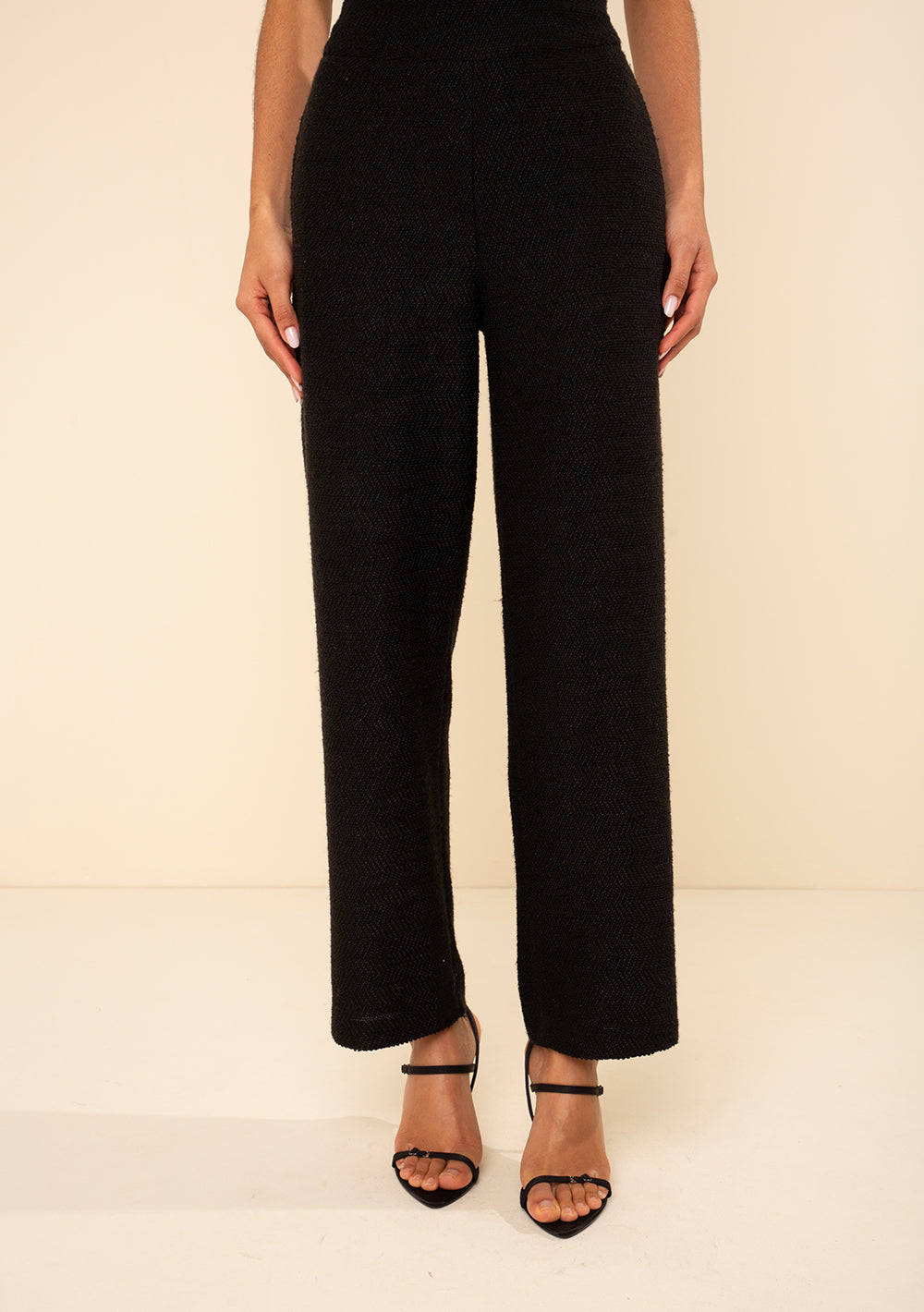 Pantalón Recto Tiro Alto