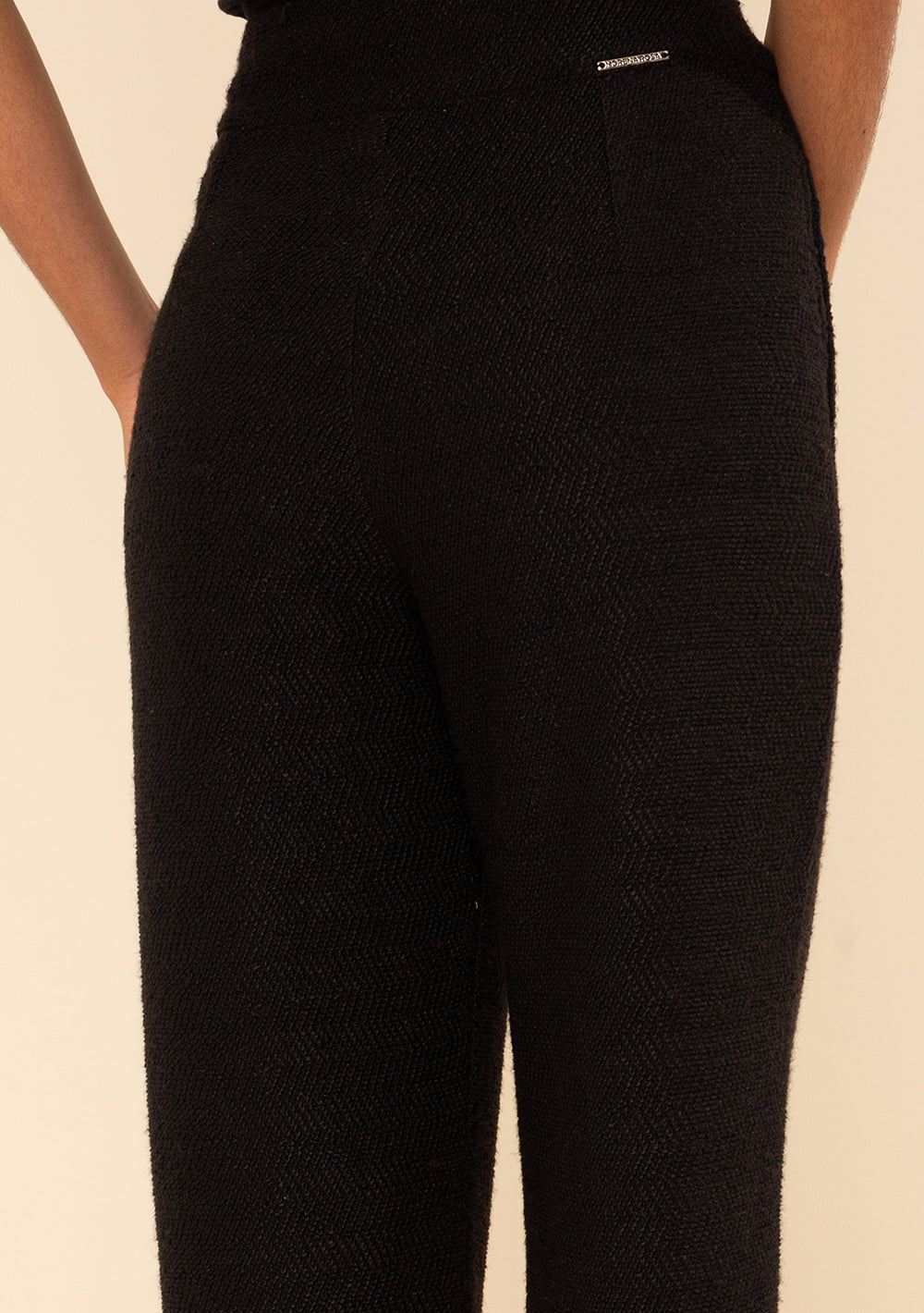 Pantalón Recto Tiro Alto