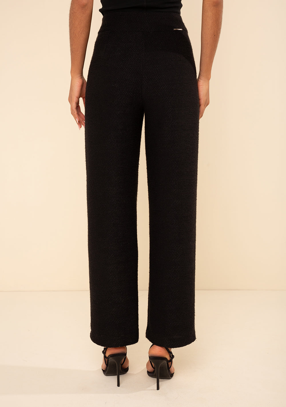 Pantalón Recto Tiro Alto