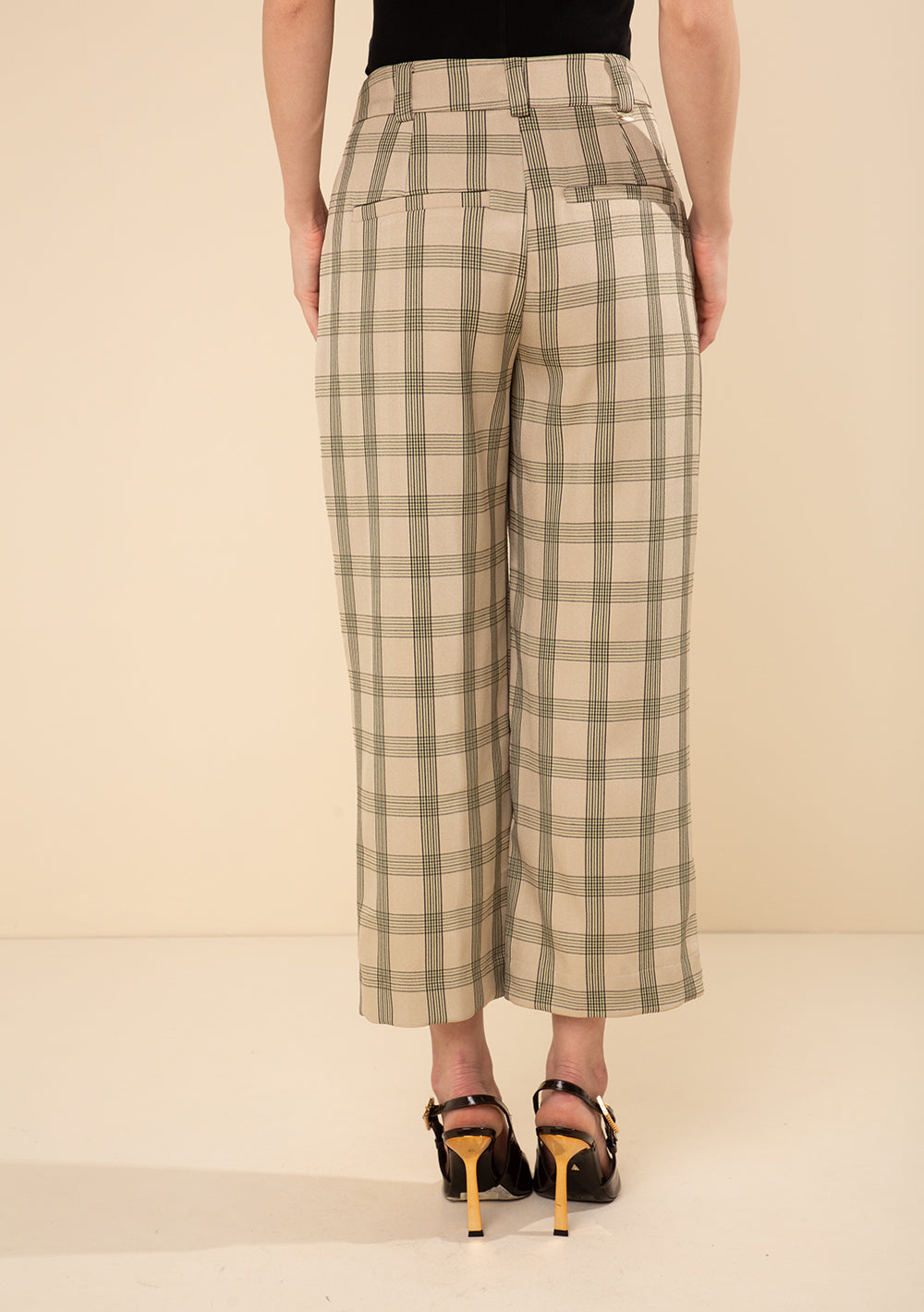 Pantalón Recto Tiro Alto