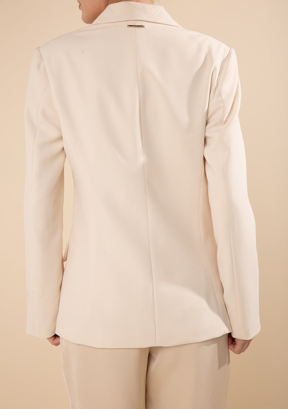 Blazer Ajustado Mangas Largas
