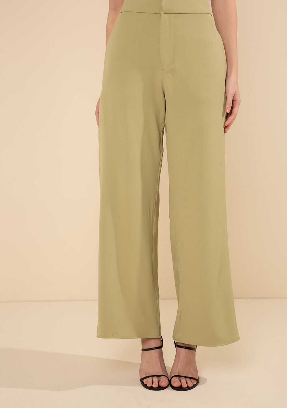 Pantalón Wide Tiro Alto