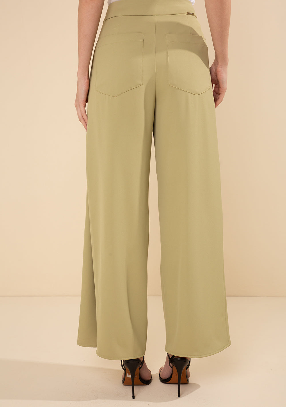 Pantalón Wide Tiro Alto