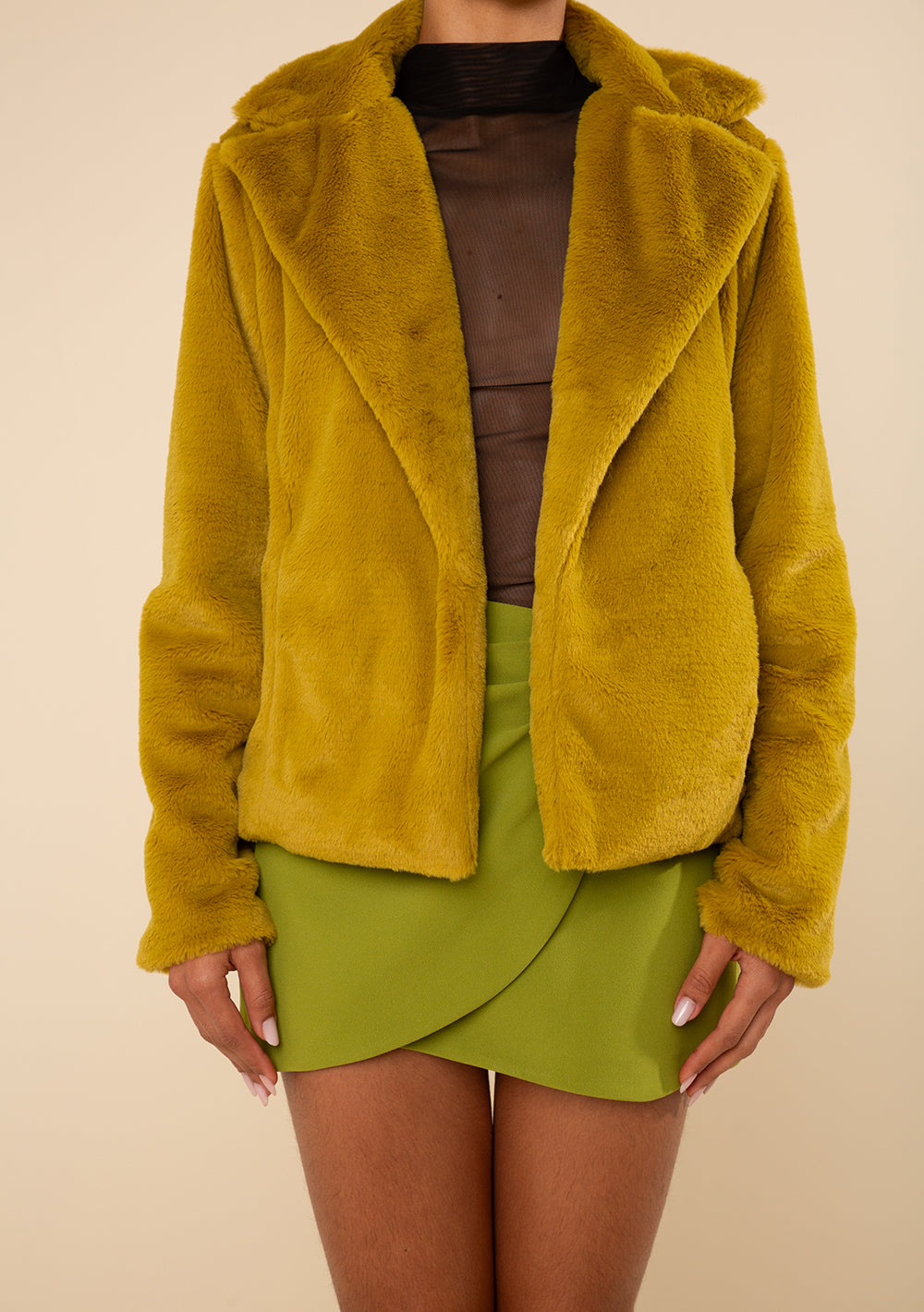 Saco Oversized Mangas Largas