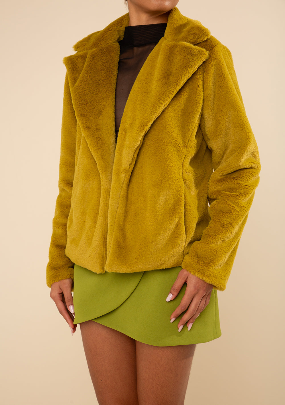 Saco Oversized Mangas Largas