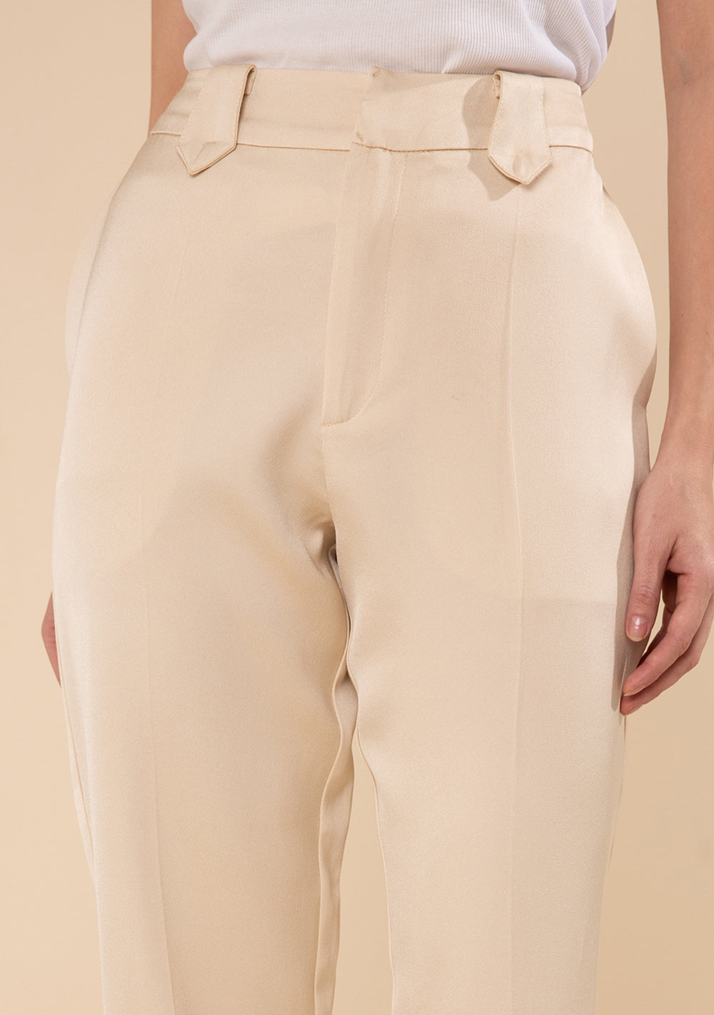 Pantalón Recto Tiro Alto