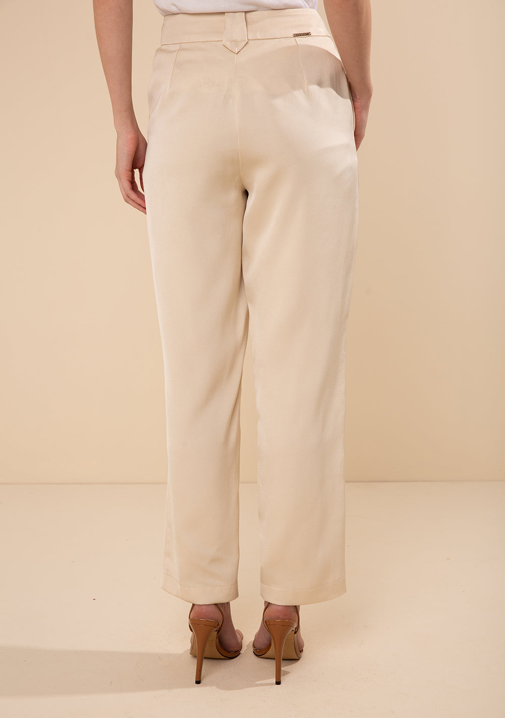 Pantalón Recto Tiro Alto