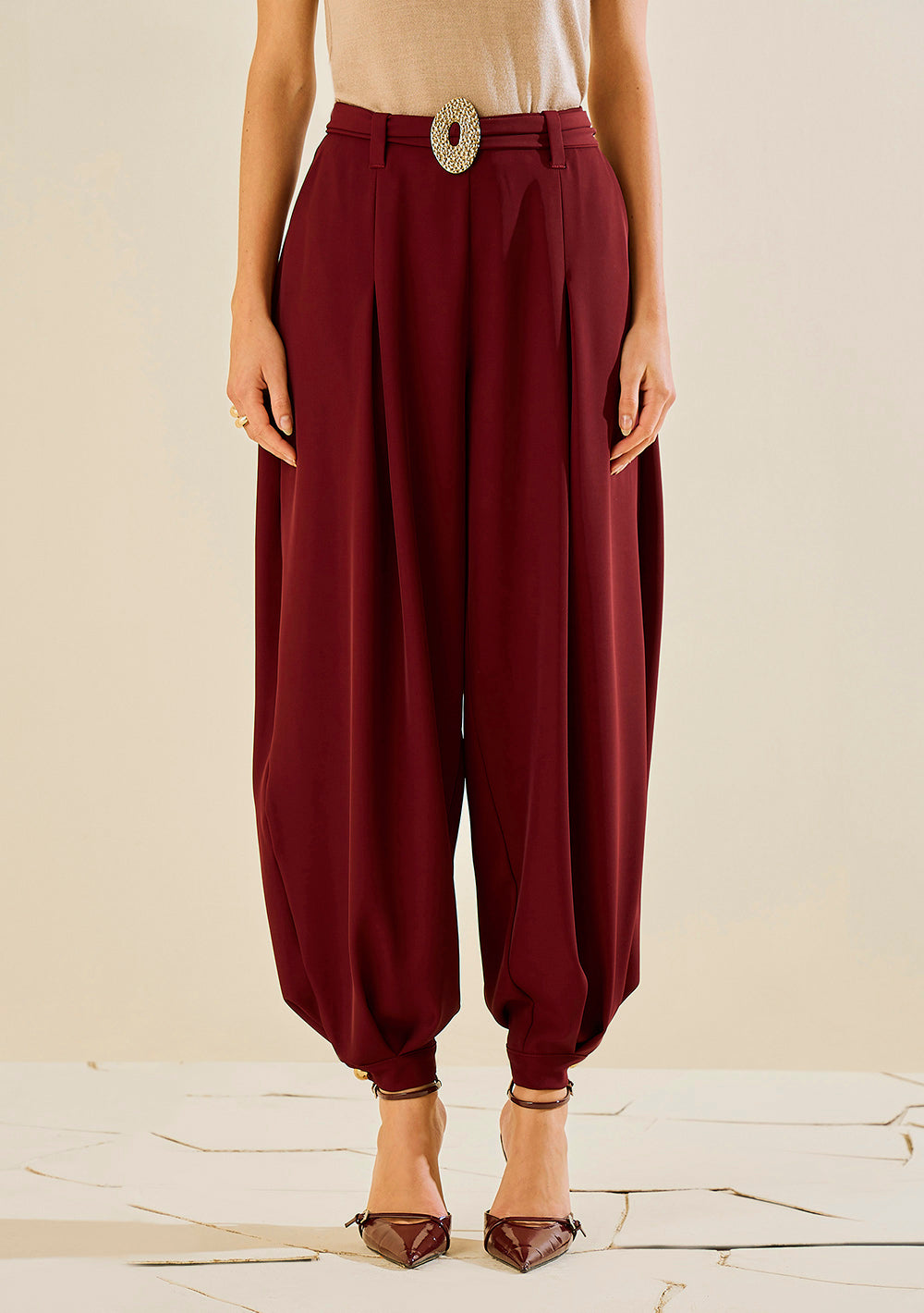 Pantalón Carrot Tiro Alto