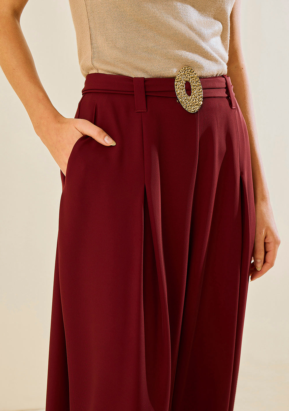 Pantalón Carrot Tiro Alto