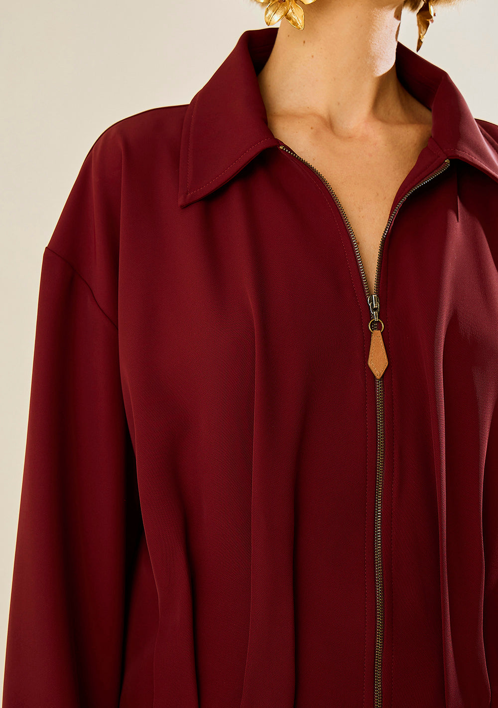 Chaqueta Suelta Mangas Largas