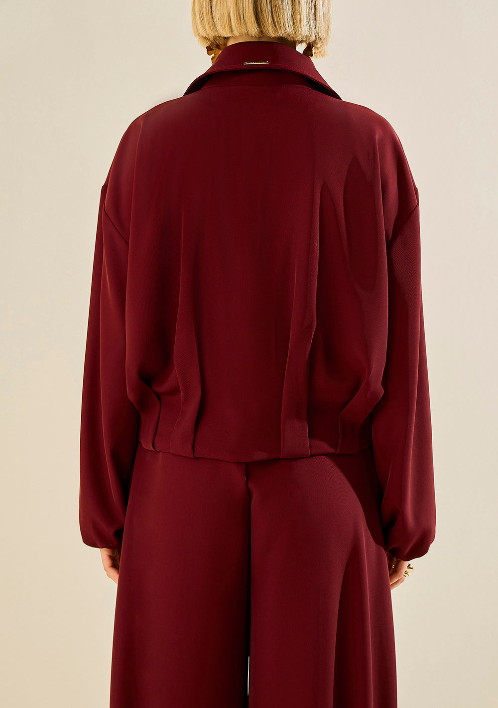 Chaqueta Suelta Mangas Largas