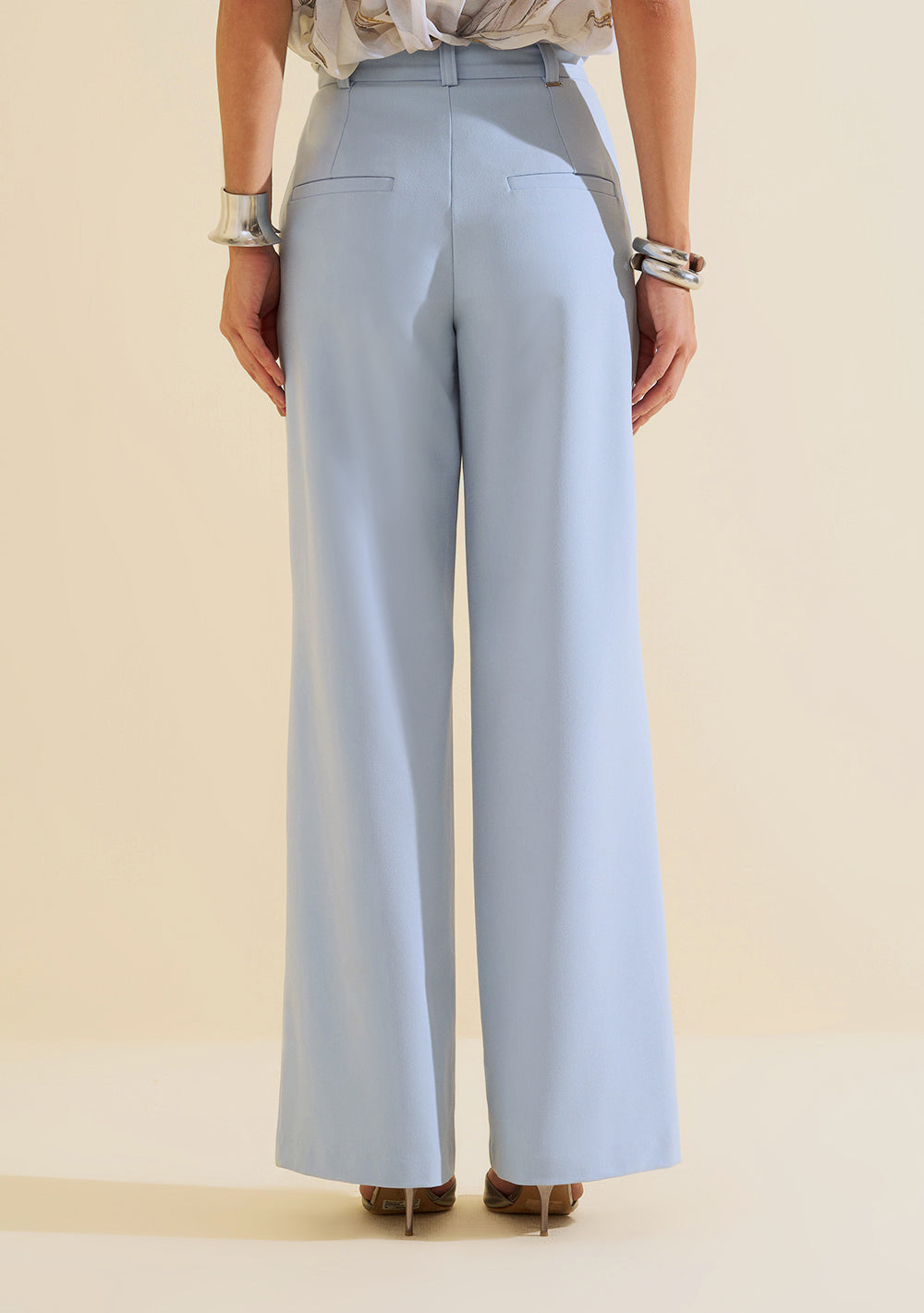 Pantalón Recto Tiro Alto