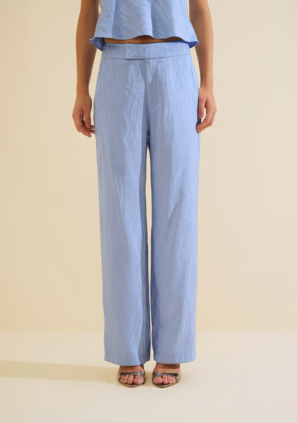 Pantalón Wide Leg Tiro Alto