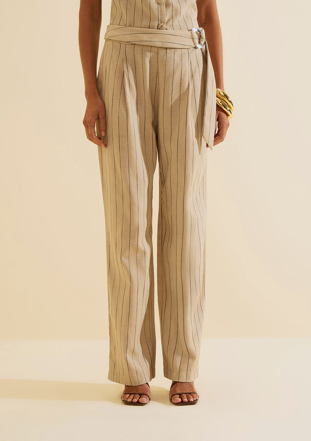 Pantalón Wide Leg Tiro Alto